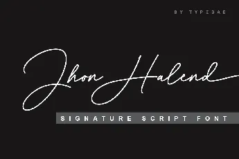 Jhon Halend font