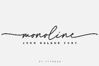 Jhon Halend font