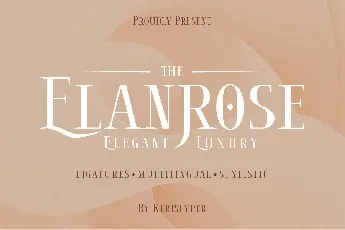 Elanrose font