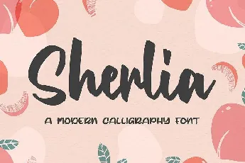 Sherlia Modern Calligraphy font