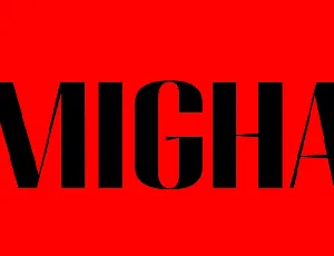 Migha font