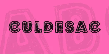 Culdesac font