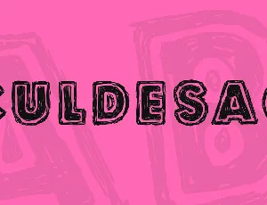 Culdesac font