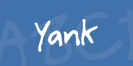 Yank font