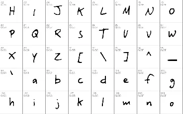 Yank font