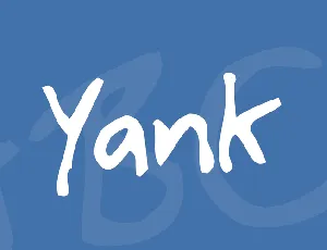 Yank font