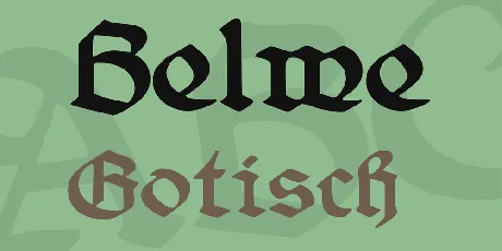 Belwe font