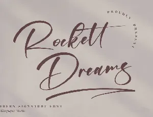 Rockett Dreams font