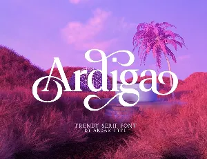 Ardiga font