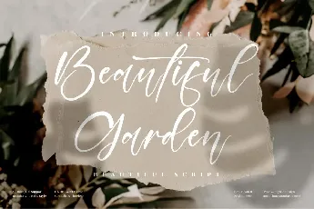 Beautiful Garden font