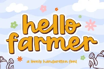 Hello Farmer Script Typeface font