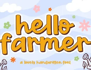 Hello Farmer Script Typeface font