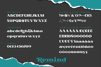 Remind font