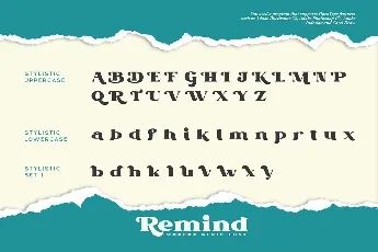 Remind font