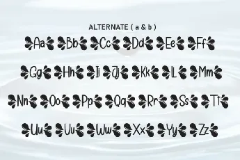 Water Display font