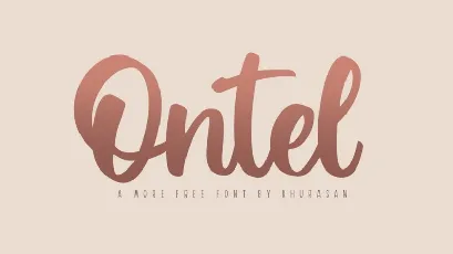 Ontel Bold Script font