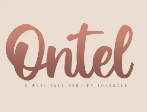 Ontel Bold Script font