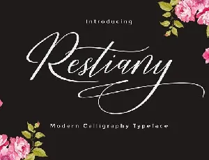 Restiany Script font