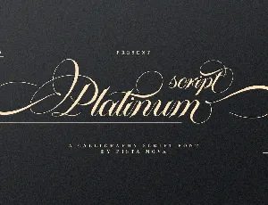 Platinum font