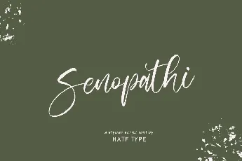 Senopathi font