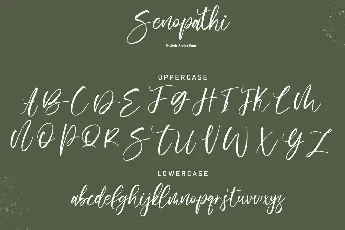 Senopathi font