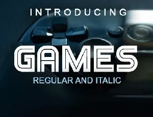 Games Display font