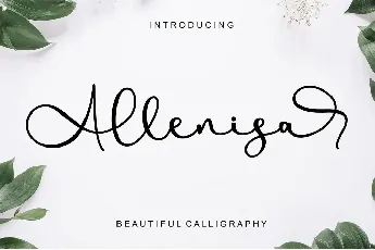 Allenisa - Personal Use font