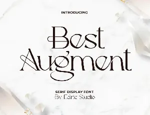 Best Augment Demo font