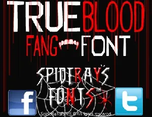 TRUEblood font