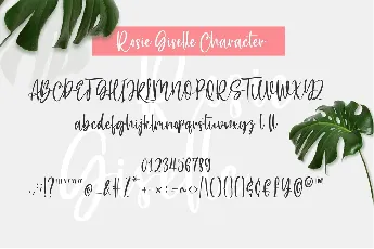 Rosie Giselle font