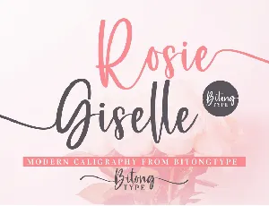 Rosie Giselle font