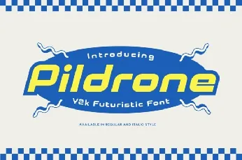 Pildrone font