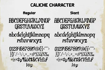 Caliche DEMO font