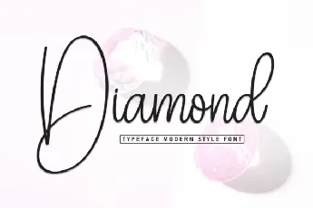 Diamond Script font