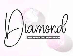 Diamond Script font