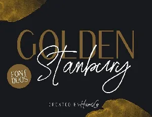 Golden Stanbury Duo font