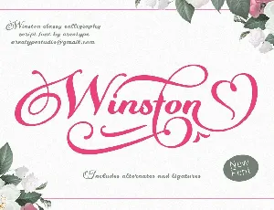 Winston font