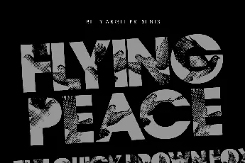 Flying Peace PERSONAL USE font