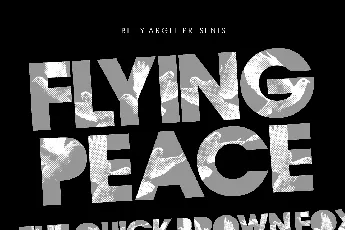 Flying Peace PERSONAL USE font