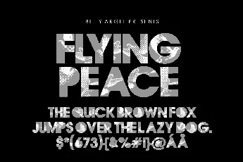 Flying Peace PERSONAL USE font