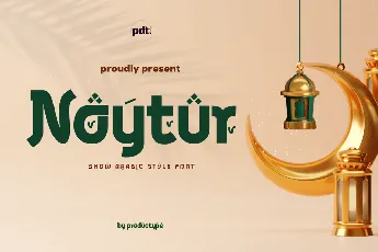 Noytur Personal use font