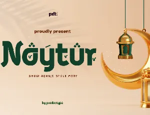 Noytur Personal use font