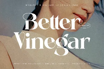 Better Vinegar Demo font