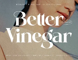 Better Vinegar Demo font