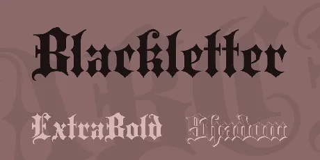 Blackletter font