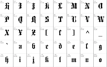 Blackletter font