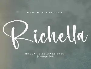 Richella font