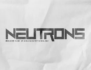 Neutrons font