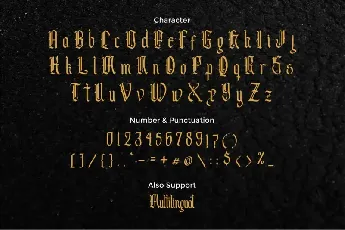 Andalusia Blackletter font