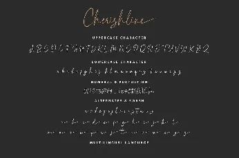 Cherishline font